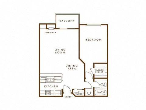 1 Bed - B Plan 2D at Enclave, California, 90723